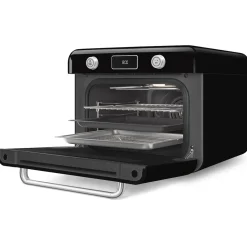 Smeg Combi Stoomoven COF01BLEU, zwart