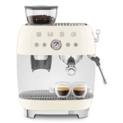 SMEG Espresso Koffiemachine EGF03CREU, crème