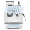 SMEG Espresso Koffiemachine EGF03PBEU, pastelblauw