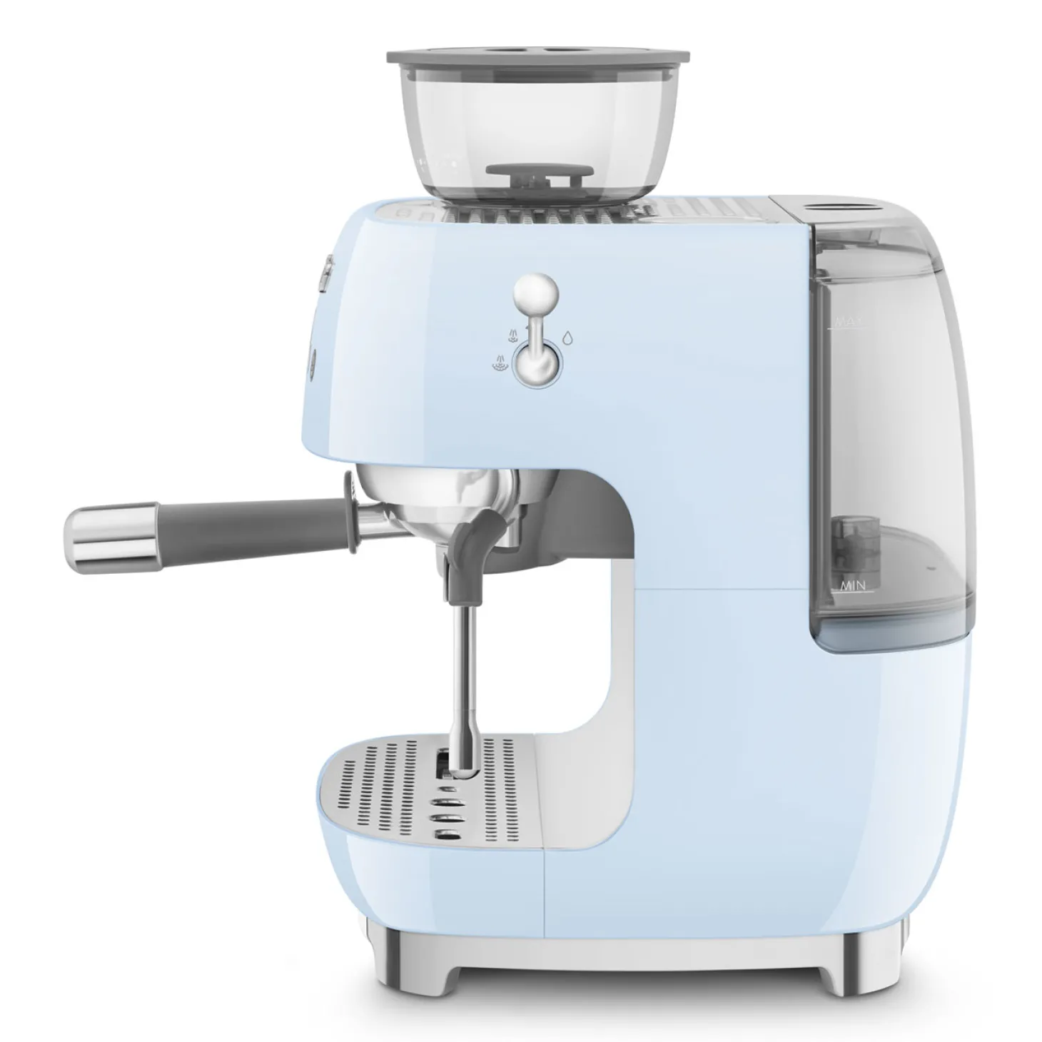 SMEG Espresso Koffiemachine EGF03PBEU, pastelblauw