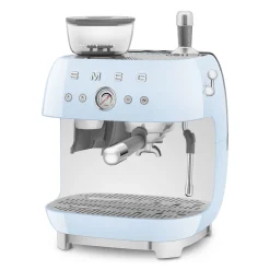 SMEG Espresso Koffiemachine EGF03PBEU, pastelblauw