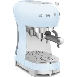 SMEG Espressomachine ECF02PBEU, pastelblauw