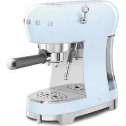 SMEG Espressomachine ECF02PBEU, pastelblauw