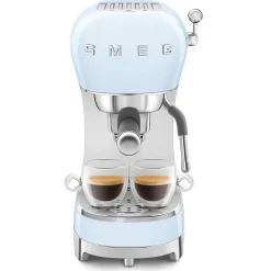 SMEG Espressomachine ECF02PBEU, pastelblauw