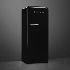 Smeg Jaren 50 Koelkast met Vriesvak FAB28RBL5, zwart rechtsdraaiend