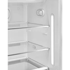 Smeg Jaren 50 Koelkast met Vriesvak FAB28RBL5, zwart rechtsdraaiend