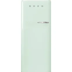 Smeg Jaren 50 Koelkast met Vriesvak FAB28LPG6, watergroen linksdraaiend