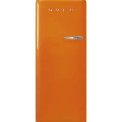 Smeg Jaren 50 Koelkast met Vriesvak FAB28LOR6, oranje linksdraaiend