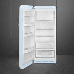 Smeg Jaren 50 Koelkast met Vriesvak FAB28LPB6, pastelblauw linksdraaiend