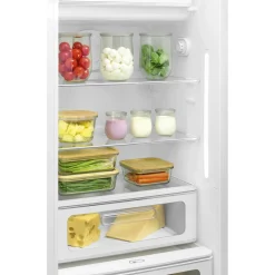 Smeg Jaren 50 Koelkast met Vriesvak FAB28LRD6, rood linksdraaiend