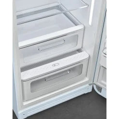 Smeg Jaren 50 Koelkast met Vriesvak FAB28RPB6, pastelblauw rechtsdraaiend