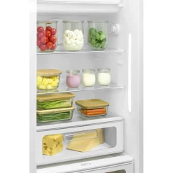 Smeg Jaren 50 Koelkast met Vriesvak FAB28LCR6, crème linksdraaiend