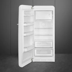 Smeg Jaren 50 Koelkast met Vriesvak FAB28LWH6, wit linksdraaiend