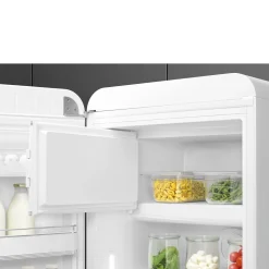 Smeg Jaren 50 Koelkast met Vriesvak FAB28LWH6, wit linksdraaiend