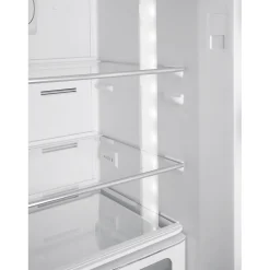 Smeg Jaren 50 Koel-Vriescombinatie Koelkast FAB32RSV6, zilver rechtsdraaiend