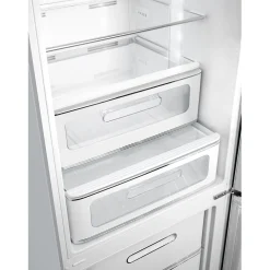 Smeg Jaren 50 Koel-Vriescombinatie Koelkast FAB32RSV6, zilver rechtsdraaiend
