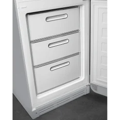Smeg Jaren 50 Koel-Vriescombinatie Koelkast FAB32RSV6, zilver rechtsdraaiend