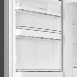 Smeg Jaren 50 Koel-Vriescombinatie Koelkast FAB30LSV5, zilver linksdraaiend