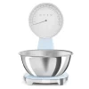 Smeg Keukenweegschaal KSF01PBWW, pastelblauw