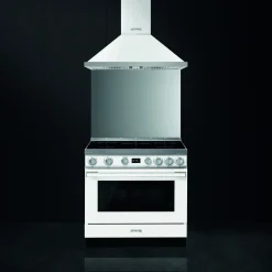 Smeg Portofino Inductiefornuis CPF9IPWH, 90cm wit