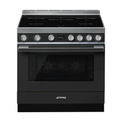 Smeg Portofino Inductiefornuis CPF9IPAN, 90cm antraciet