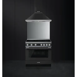 Smeg Portofino Inductiefornuis CPF9IPAN, 90cm antraciet