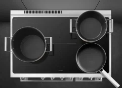 Smeg Portofino Inductiefornuis CPF92IMX, 90cm rvs