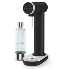 Smeg Soda Maker SKC01BLM, mat zwart