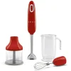 Smeg Staafmixer met accessoires HBF03RDEU, rood