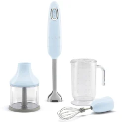 Smeg Staafmixer met accessoires HBF03PBEU, pastel blauw