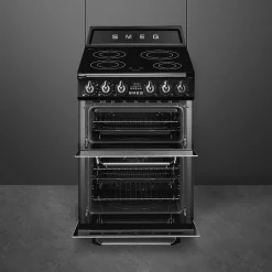 Smeg Victoria Inductiefornuis TR62IBL2, 60cm zwart