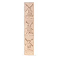 Speculaasplank 3 molens, 45x9cm