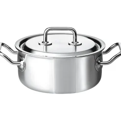 Spring Brigade Kookpan Laag met Deksel, 16cm