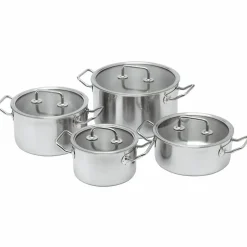 Spring Brigade Pannenset met Glasdeksels 4-delig