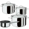 Spring Cristal Pannenset met Steelpan, 4-delig