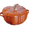 Staub Braadpan Pompoen, 24cm oranje
