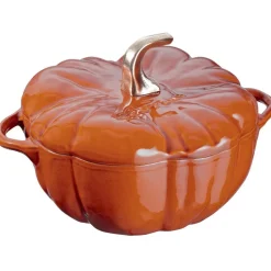 Staub Braadpan Pompoen, 24cm oranje