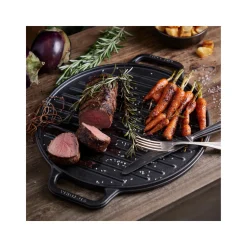 Victoria Dubbelzijdige Grillplaat, 32cm