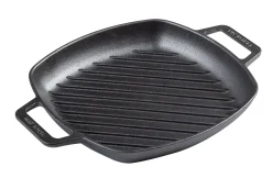 Victoria Grillpan met Handgrepen, 26x26cm