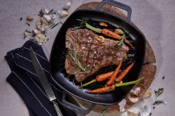 Victoria Grillpan met Handgrepen, 26x26cm