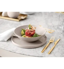 Villeroy & Boch Iconic La Boule Serviesset, 7-delig pure beige