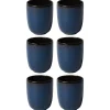 Villeroy & Boch Lave Beker, 0,4L bleu 6 stuks