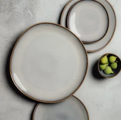Villeroy & Boch Lave Onderbord, 32cm beige 4 stuks