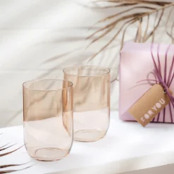 Villeroy & Boch LIke Glass Longdrinkglas, 2 stuks clay