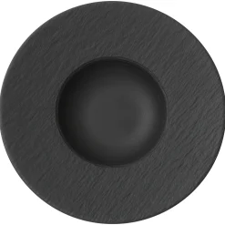Villeroy & Boch Manufacture Rock Pastabord, 29cm zwart 6 stuks