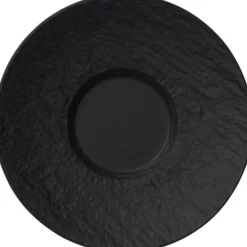 Villeroy & Boch Manufacture Rock Espressoschotel, 12cm zwart 6 stuks