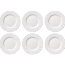 Villeroy & Boch Manufacture Rock Ontbijtbord, 22cm wit 6 stuks