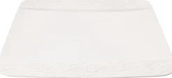 Villeroy & Boch Manufacture Rock Dinerbord Vierkant, 28x28cm wit 6 stuks