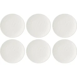 Villeroy & Boch Manufacture Rock Gebaksbord, 15,5cm wit 6 stuks