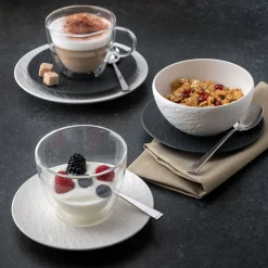 Villeroy & Boch Manufacture Rock Gebaksbord, 15,5cm wit 6 stuks